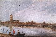 VELDE, Esaias van de Zicht op Zierikzee painting